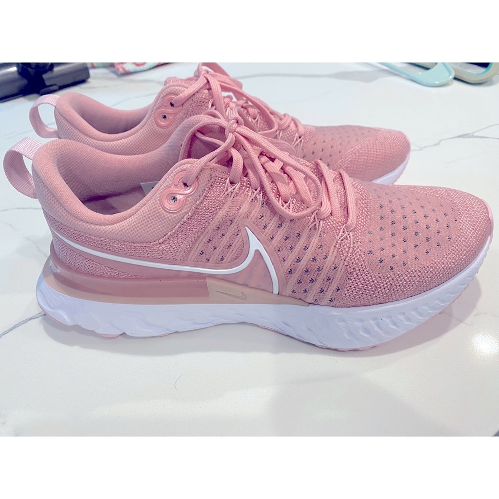 Pink Nike shoes